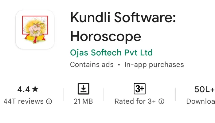 Kundali Software : Horoscope