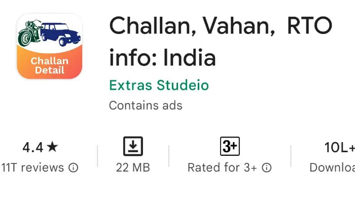 Challan Check Karne Wala Apps