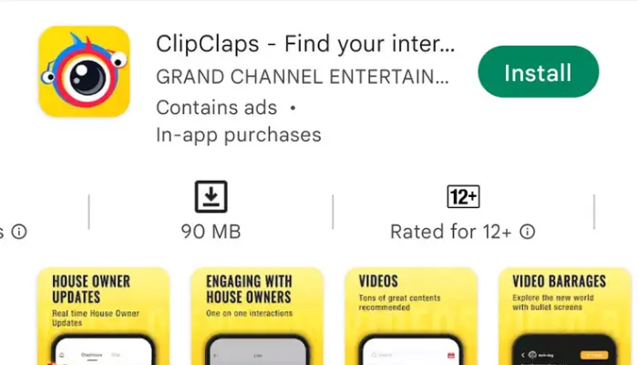 ClipClaps App 